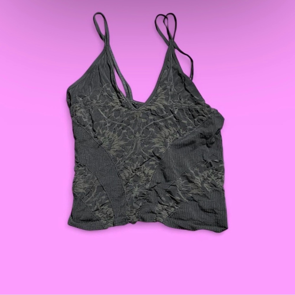 Elegant Dark Grey Design Women's Top